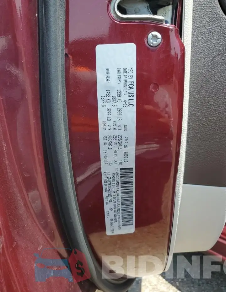 2C4RC1EGXJR291933 Photo# 13