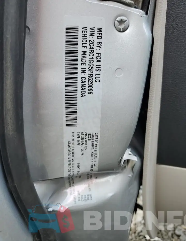2C4RC1GG5PR629096 Photo# 13