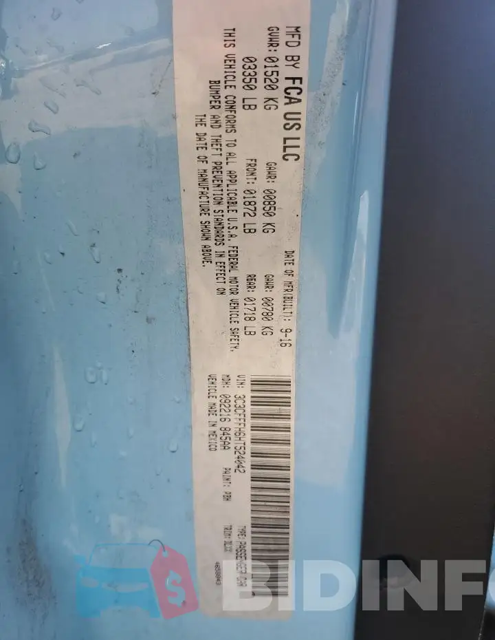 3C3CFFFH6HT524042 Photo# 12