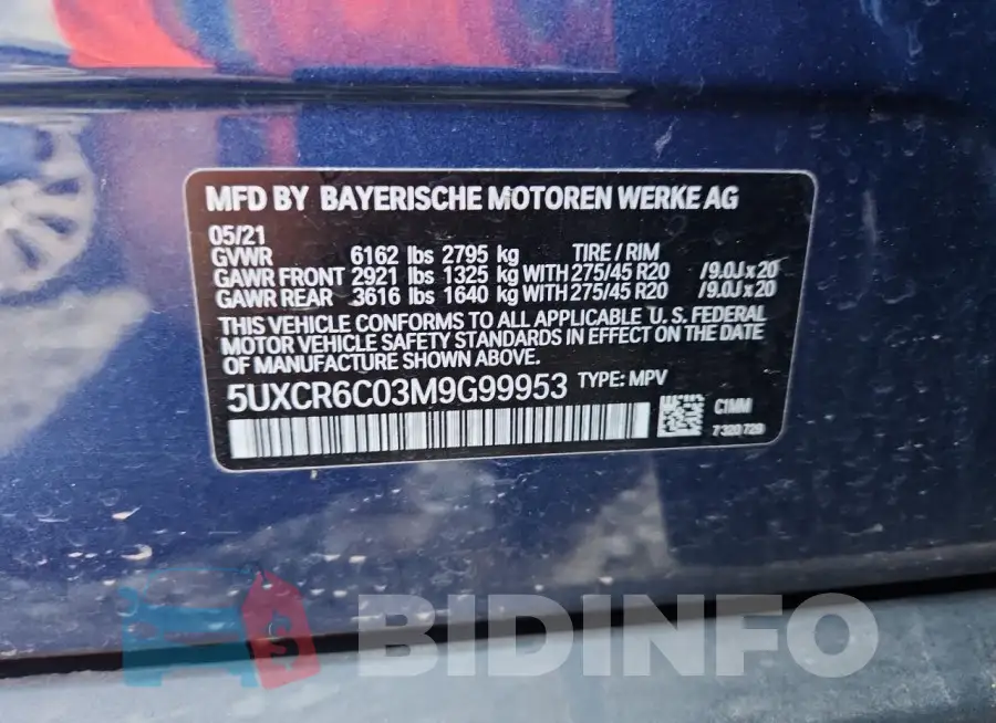 5UXCR6C03M9G99953 Photo# 14