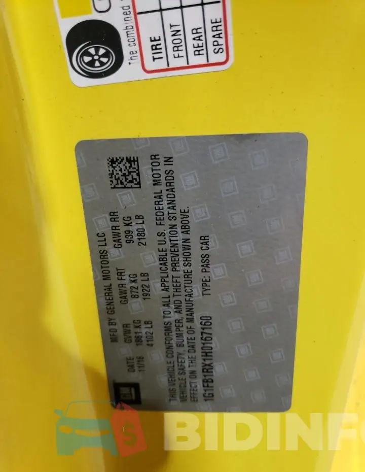 1G1FB1RX1H0167160 Photo# 12