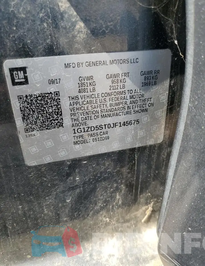 1G1ZD5ST0JF145675 Photo# 12
