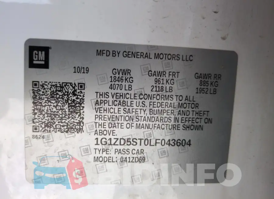 1G1ZD5ST0LF043604 Photo# 12