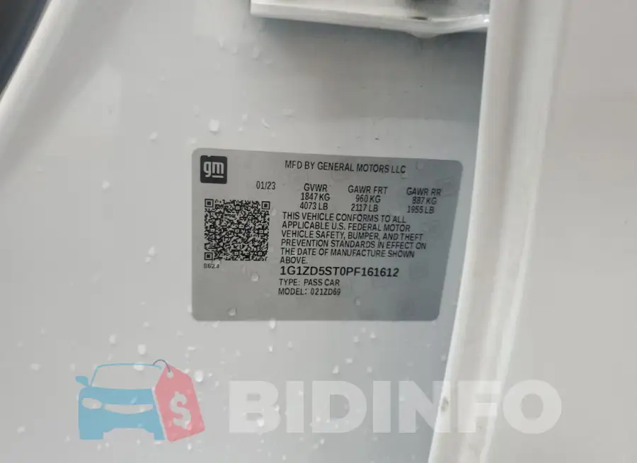 1G1ZD5ST0PF161612 Photo# 13