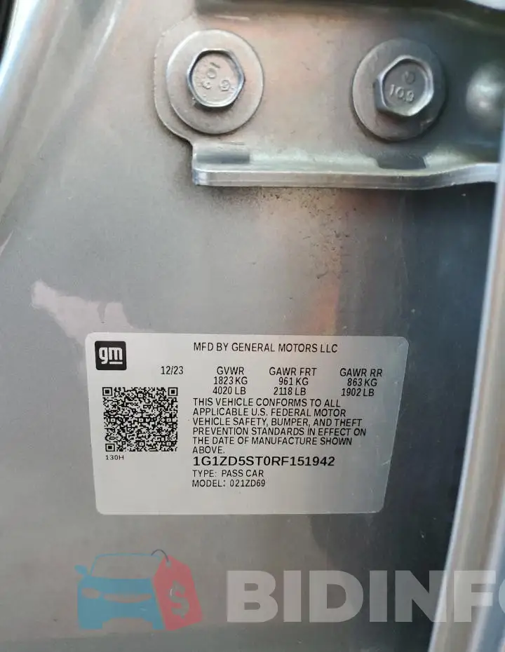 1G1ZD5ST0RF151942 Photo# 13