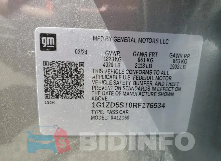 1G1ZD5ST0RF176534 Photo# 13