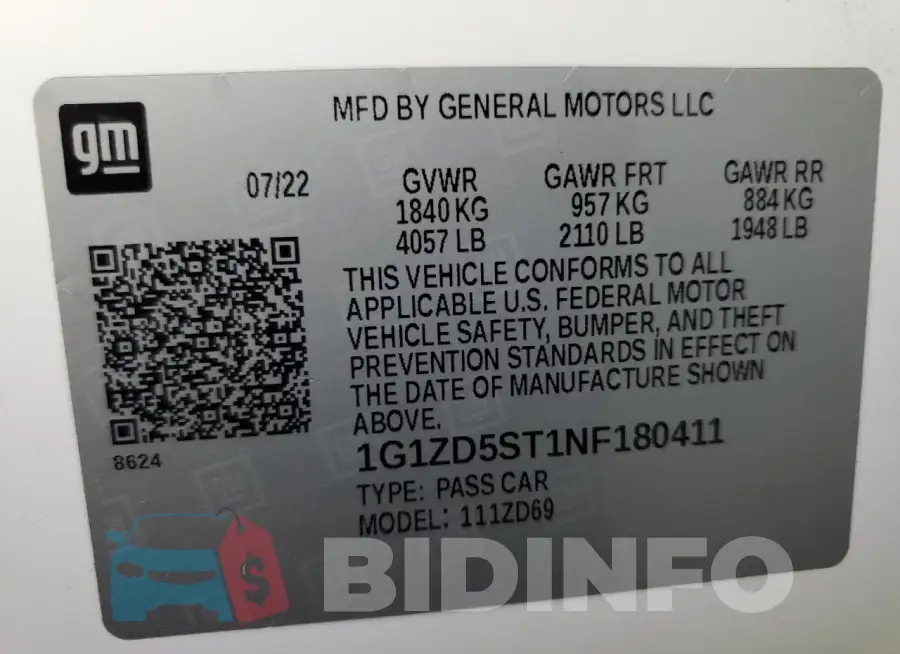 1G1ZD5ST1NF180411 Photo# 12