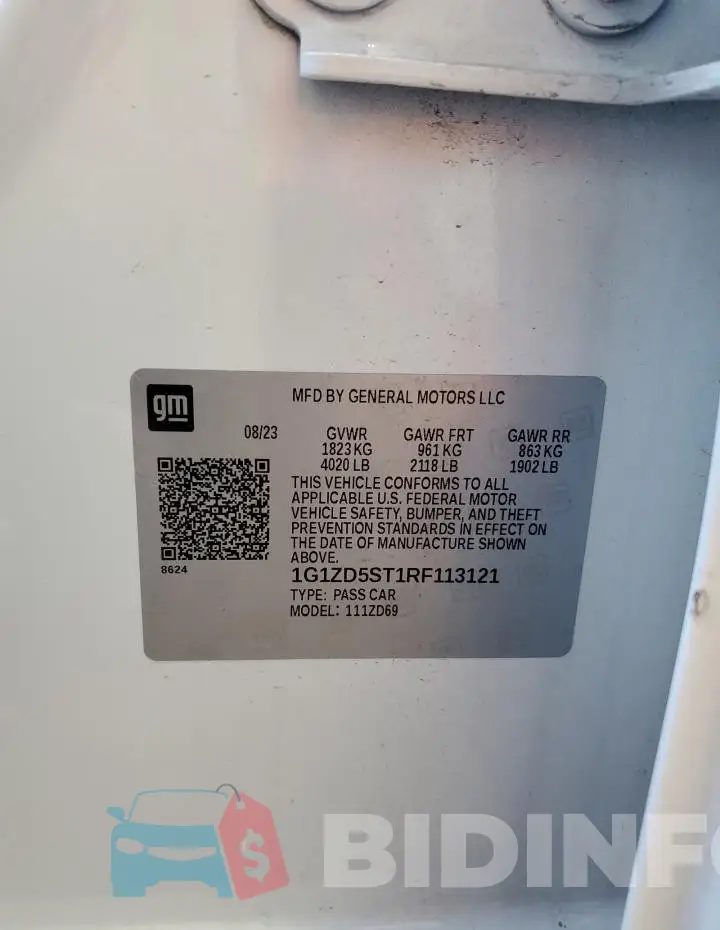 1G1ZD5ST1RF113121 Photo# 13