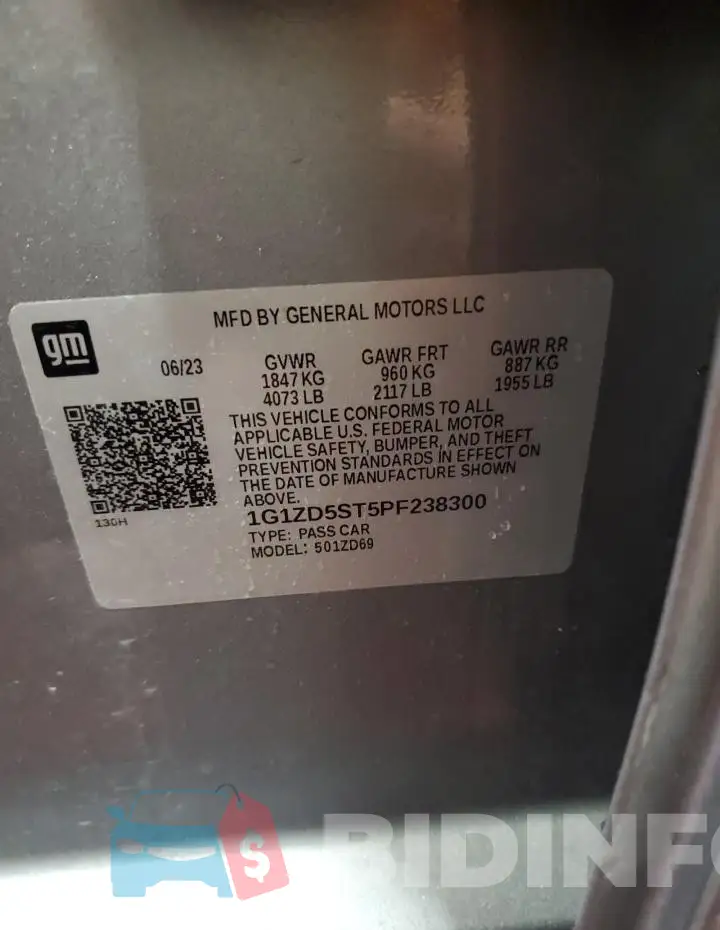 1G1ZD5ST5PF238300 Photo# 13