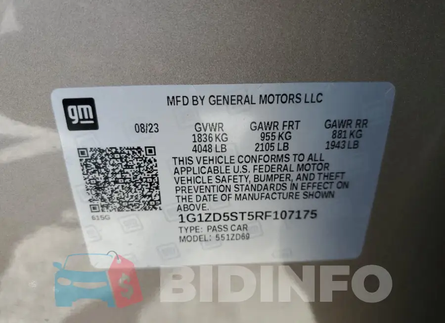 1G1ZD5ST5RF107175 Photo# 13