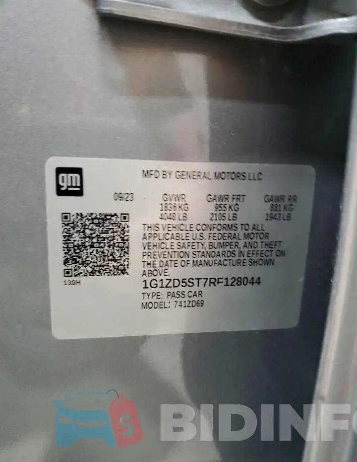 1G1ZD5ST7RF128044 Photo# 12