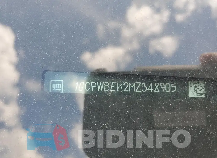 1GCPWBEK2MZ348905 Photo# 12