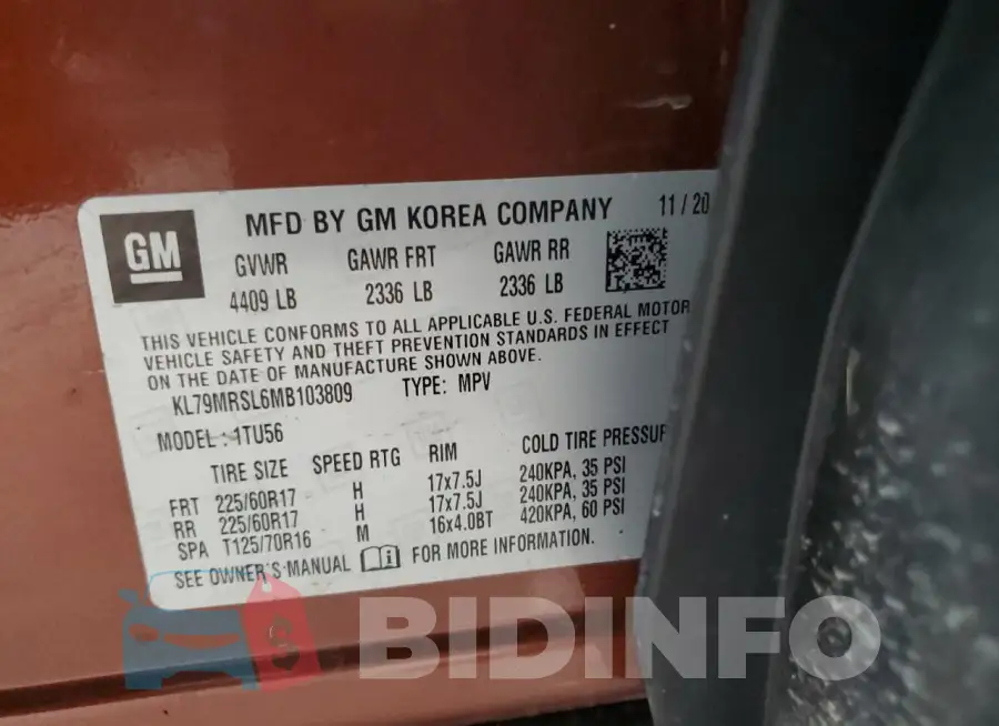 KL79MRSL6MB103809 Photo# 13