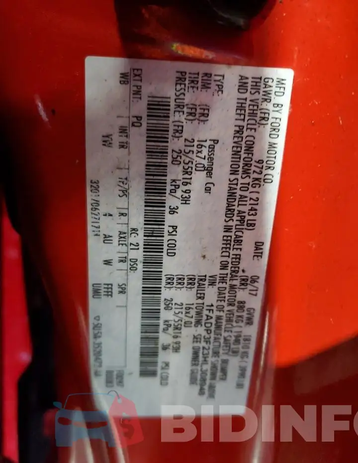 1FADP3F23HL308948 Photo# 12