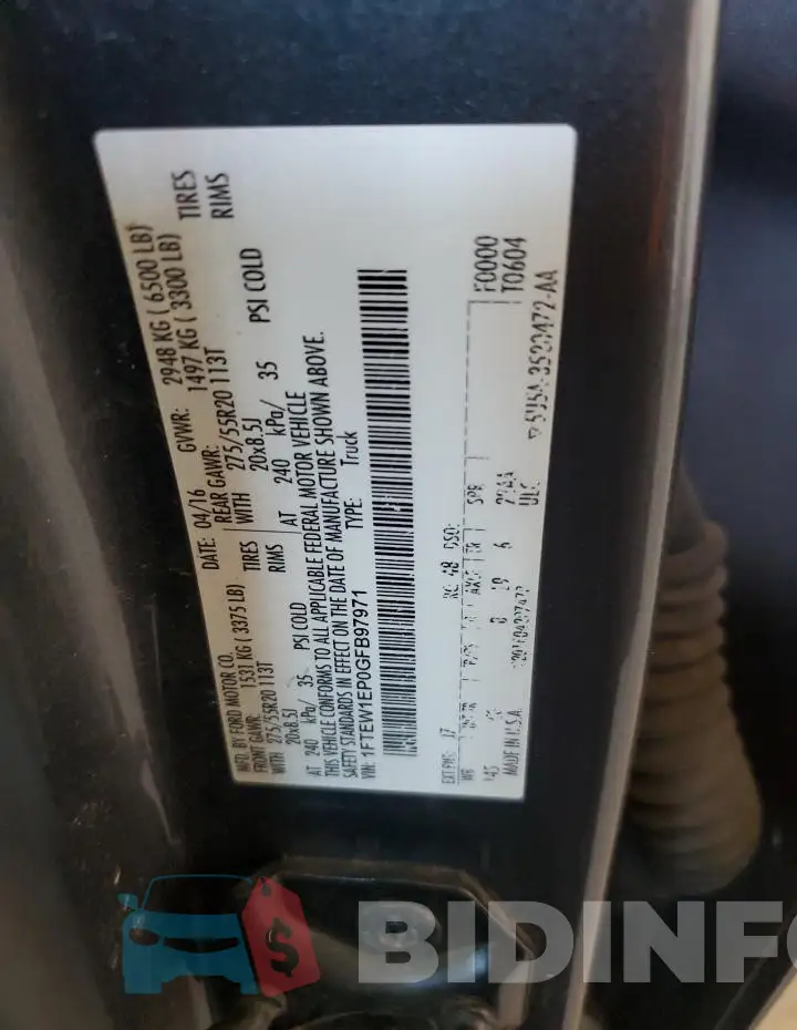 1FTEW1EP0GFB97971 Photo# 12