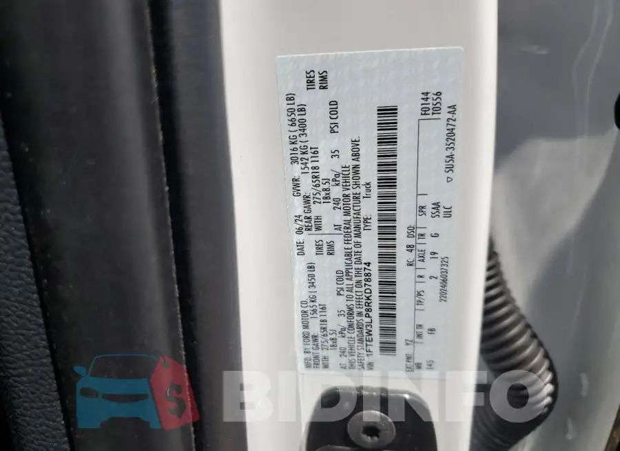 1FTEW3LP8RKD78874 Photo# 12
