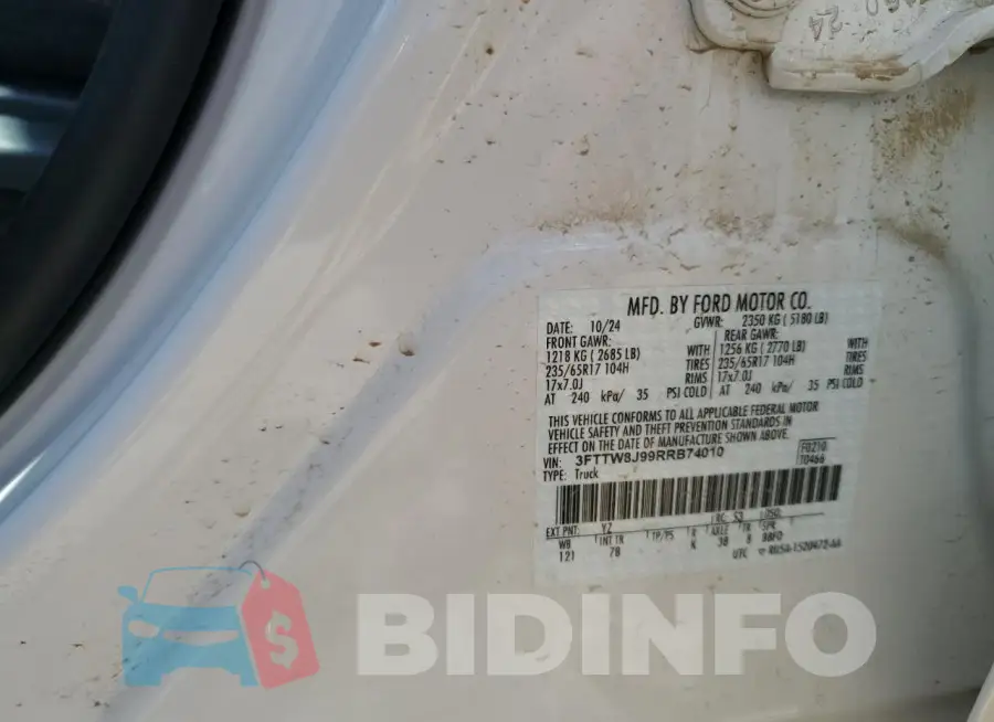 3FTTW8J99RRB74010 Photo# 12