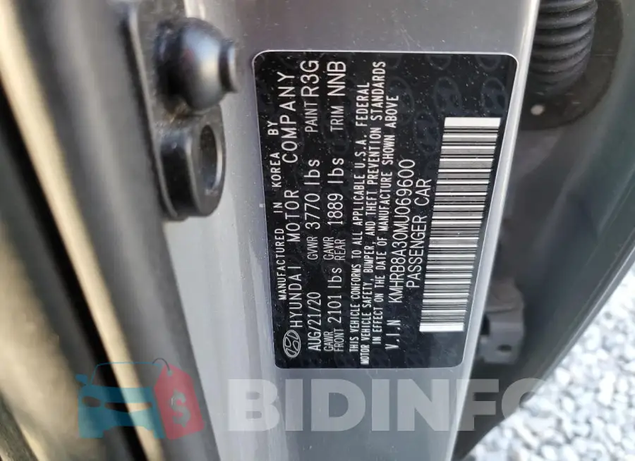 KMHRB8A30MU069600 Photo# 13