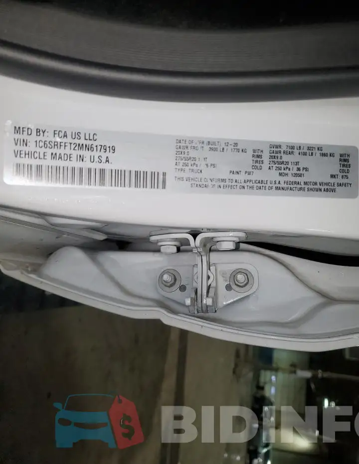 1C6SRFFT2MN617919 Photo# 13