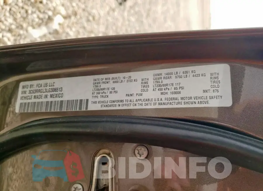 3C63RRGL3LG306513 Photo# 14