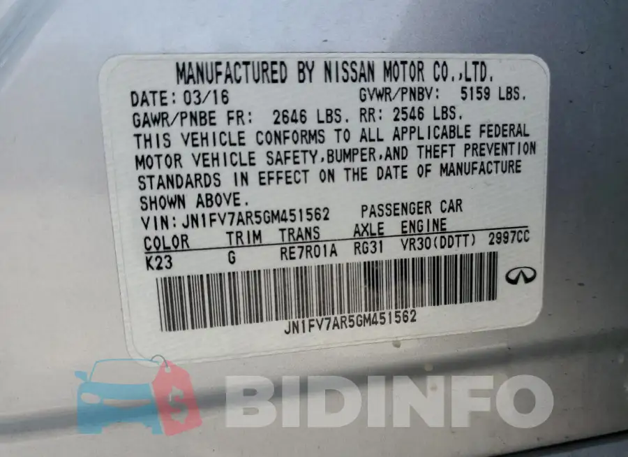 JN1FV7AR5GM451562 Photo# 12