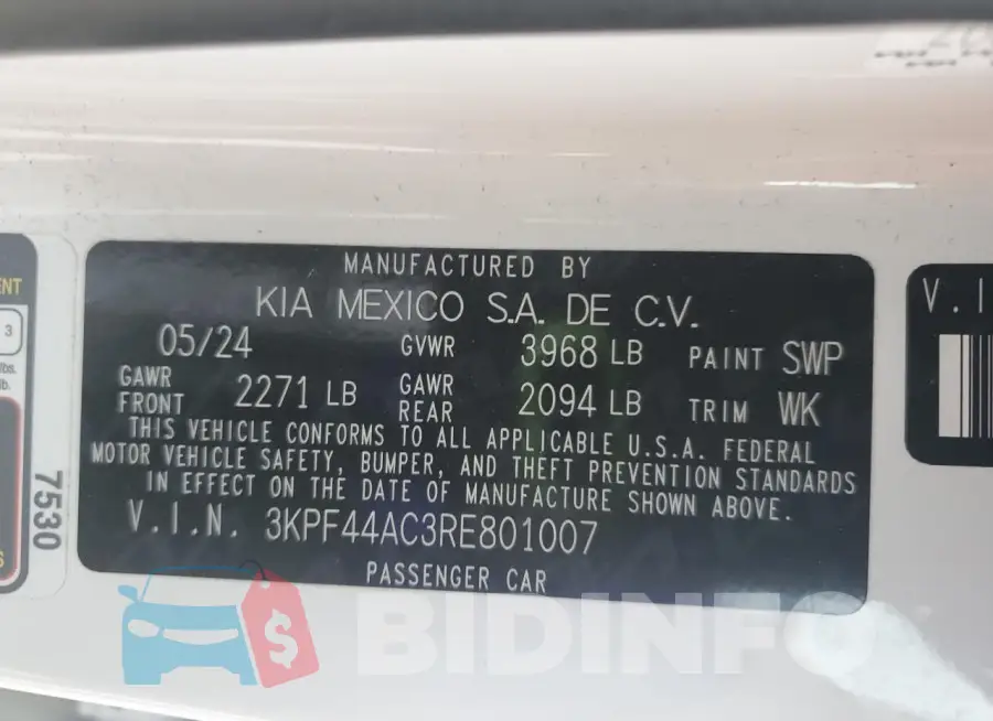 3KPF44AC3RE801007 Photo# 12