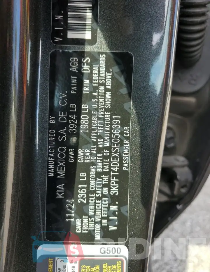3KPFT4DEXSE056391 Photo# 12