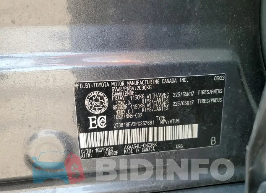 2T3B1RFV2PC367681 Photo# 14
