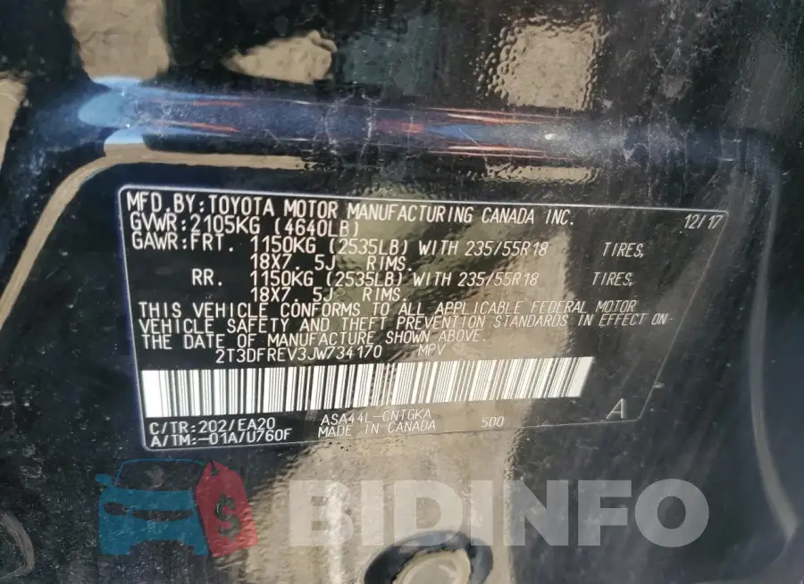 2T3DFREV3JW734170 Photo# 13