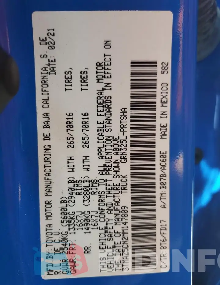 3TMAZ5CN2MM147809 Photo# 12