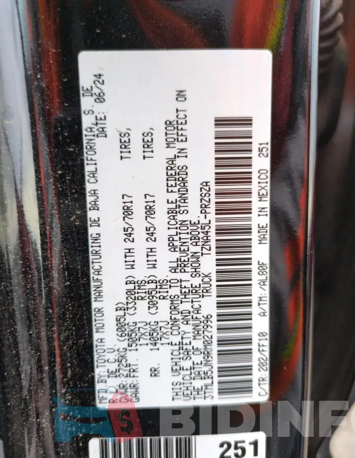 3TMLB5JN9RM027996 Photo# 12