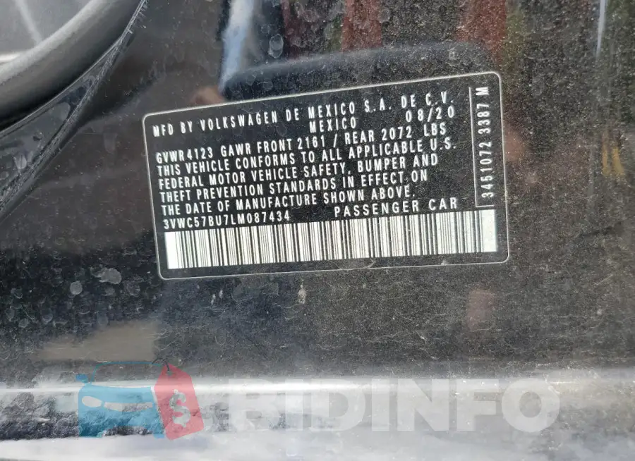 3VWC57BU7LM087434 Photo# 12