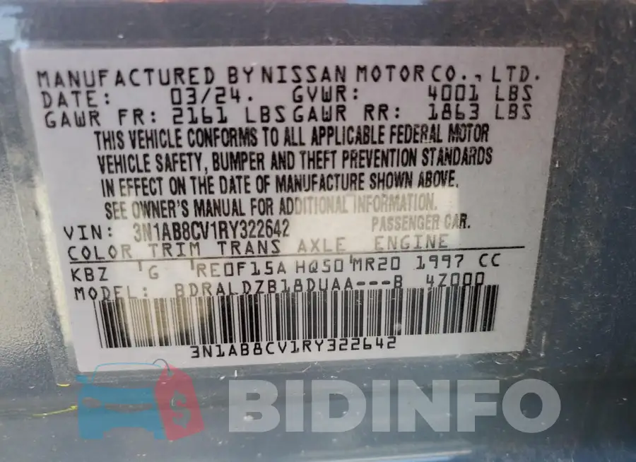 3N1AB8CV1RY322642 Photo# 12
