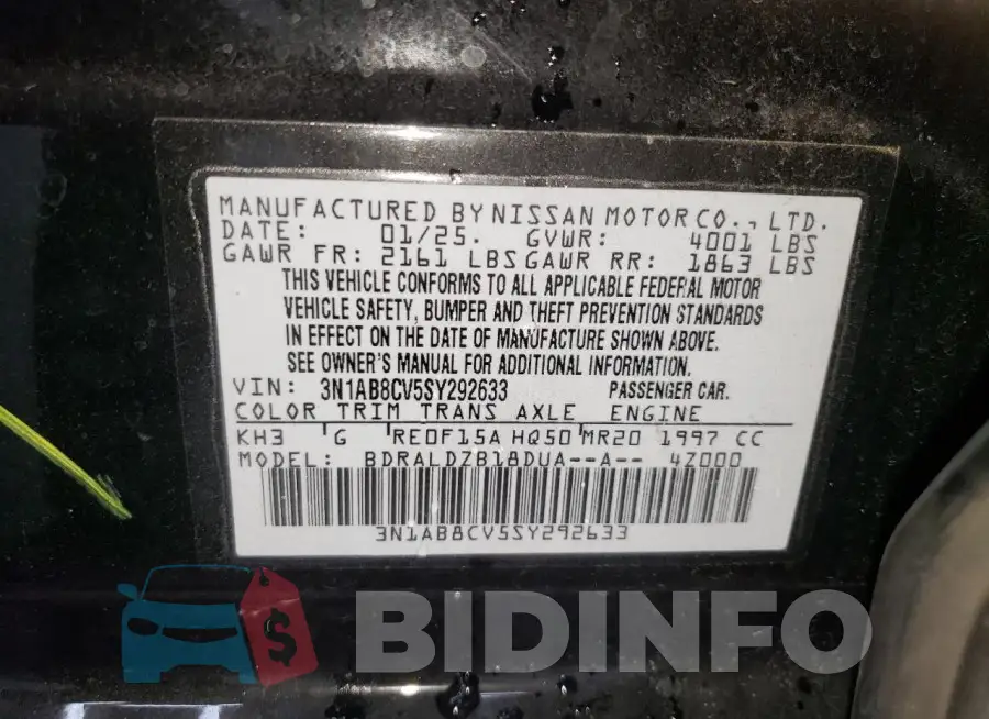 3N1AB8CV5SY292633 Photo# 13