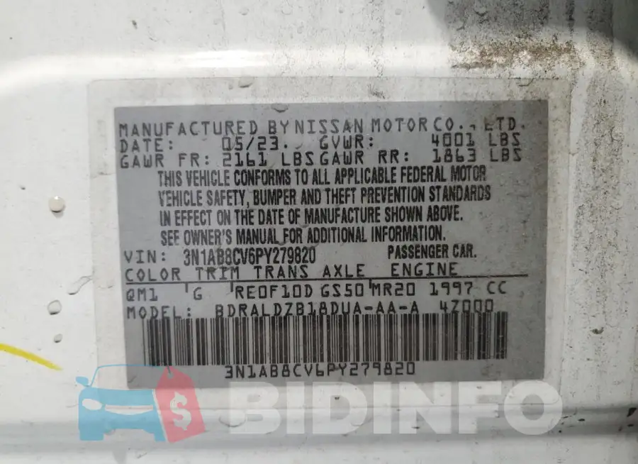 3N1AB8CV6PY279820 Photo# 12