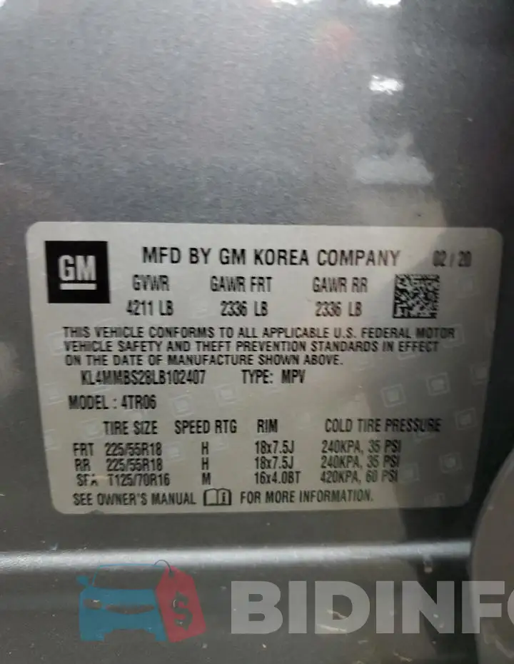 KL4MMBS28LB102407 Photo# 13