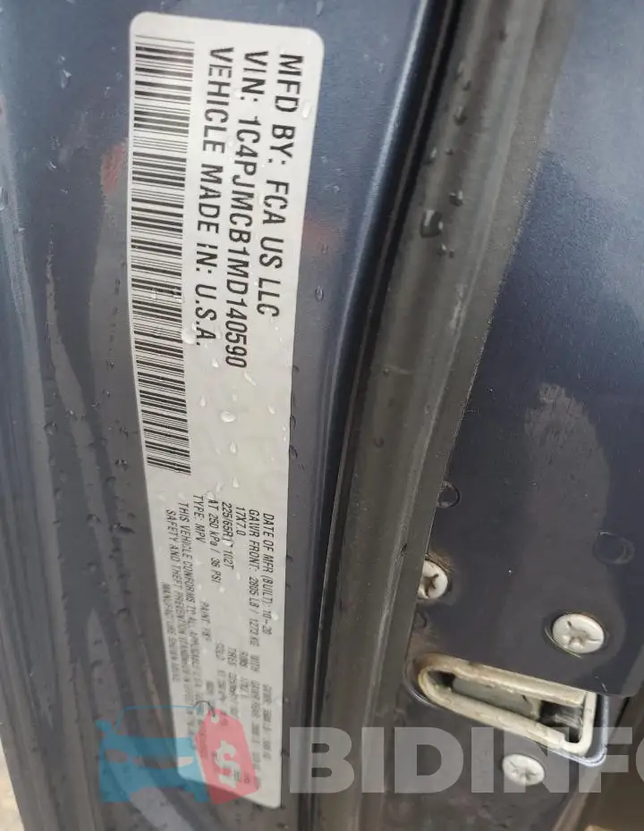 1C4PJMCB1MD140590 Photo# 12
