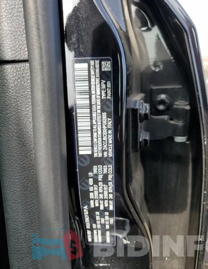 ZACCJBCBXHPG62855 Photo# 12