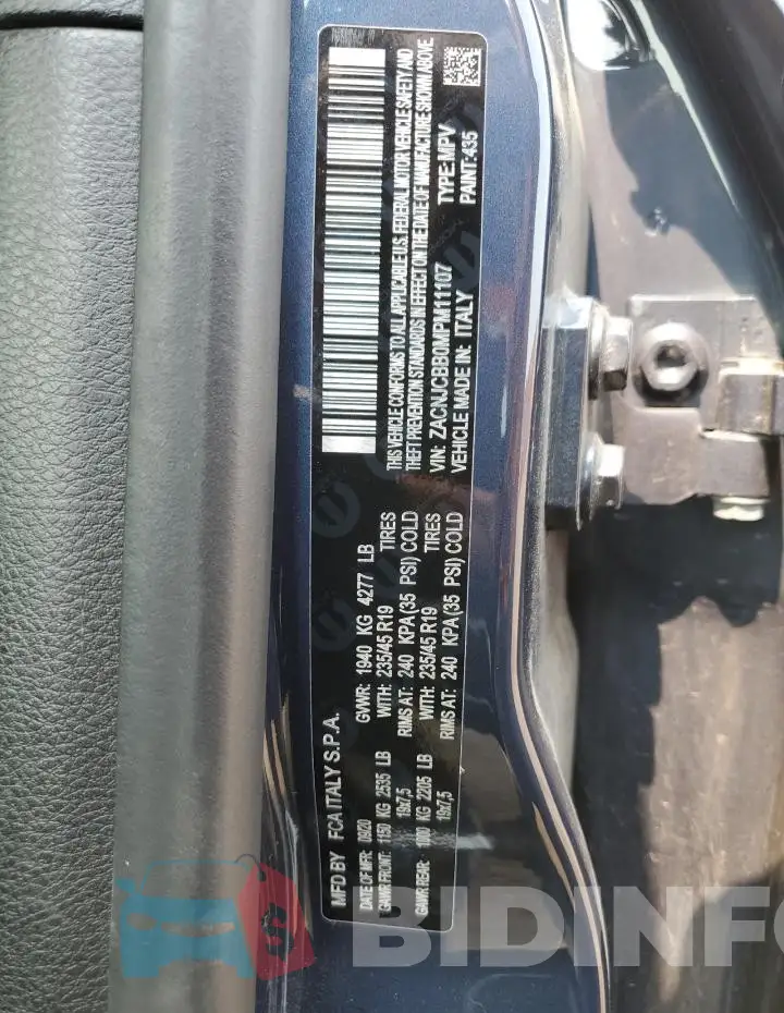 ZACNJCBB0MPM11107 Photo# 12