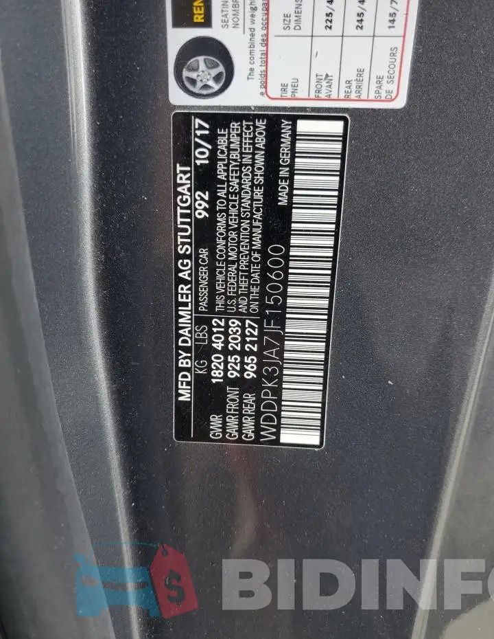 WDDPK3JA7JF150600 Photo# 12