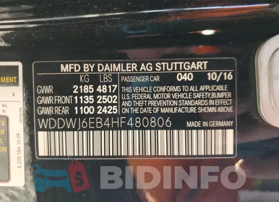 WDDWJ6EB4HF480806 Photo# 12
