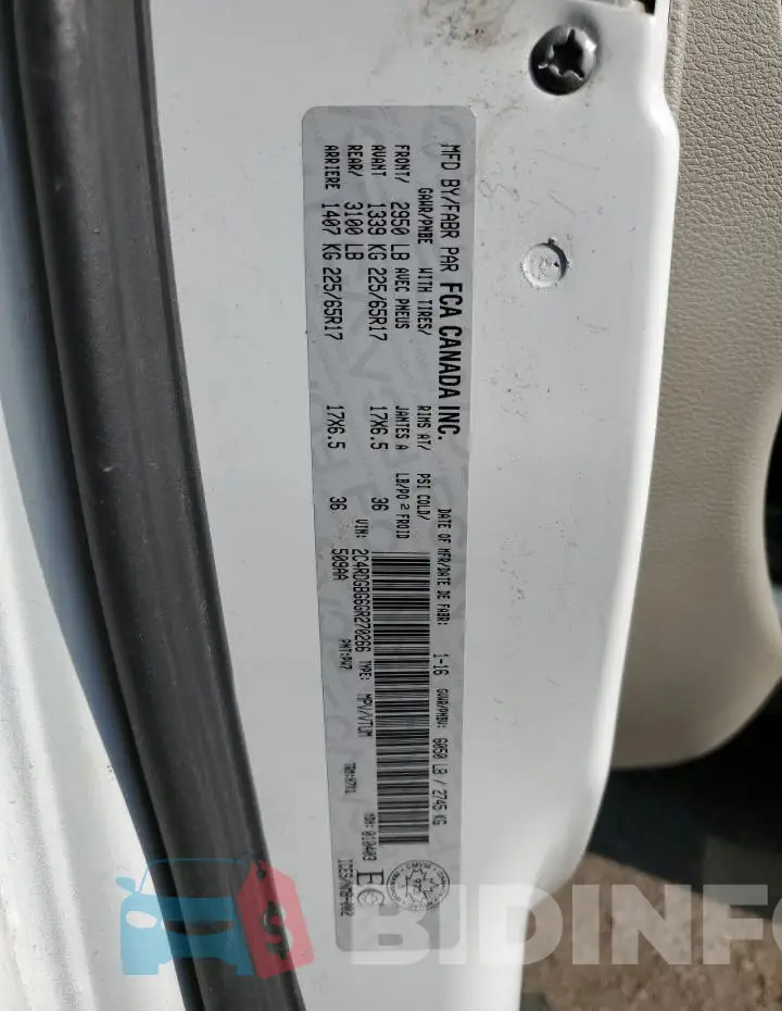2C4RDGBG6GR270266 Photo# 14