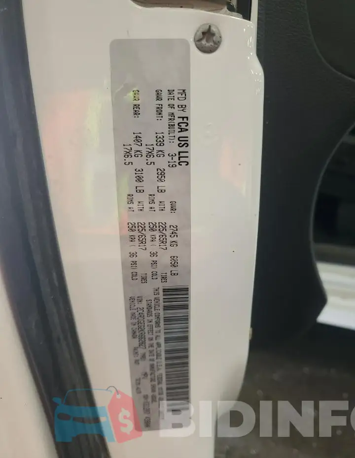 2C4RDGEG2KR662827 Photo# 13