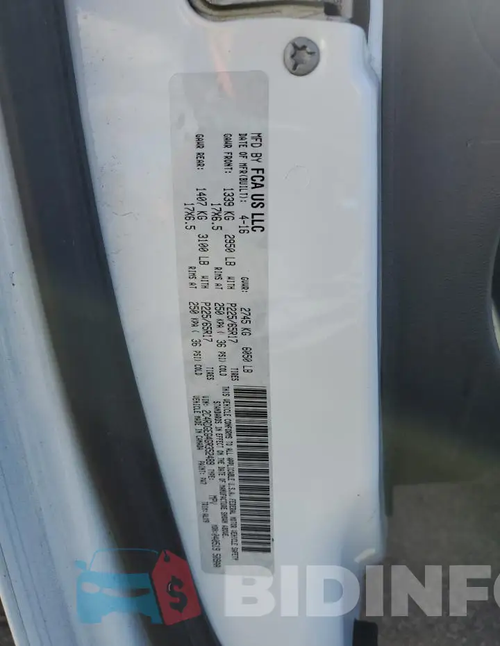 2C4RDGEG4GR352489 Photo# 13
