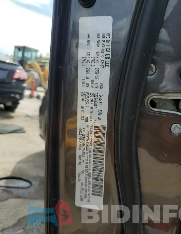 3C4PDCAB5JT243764 Photo# 13