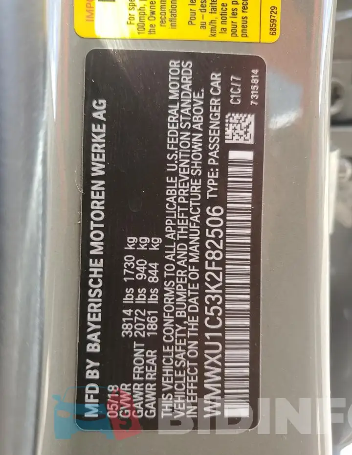 WMWXU1C53K2F82506 Photo# 12