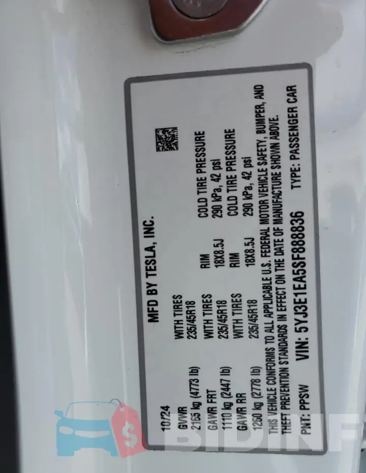 5YJ3E1EA5SF888836 Photo# 12