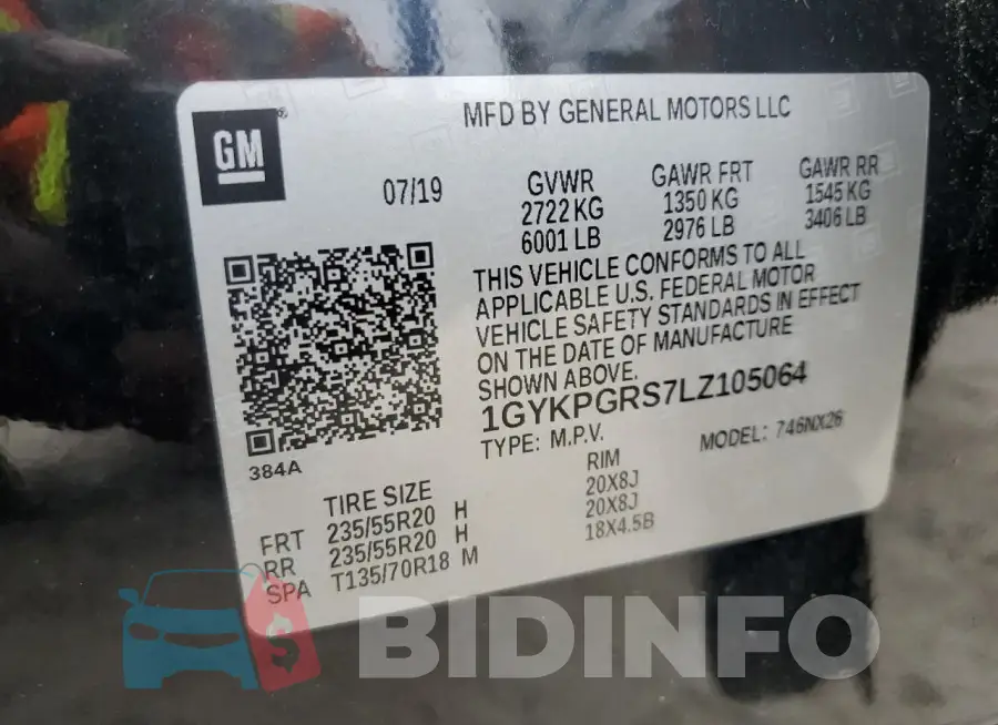 1GYKPGRS7LZ105064 Photo# 13