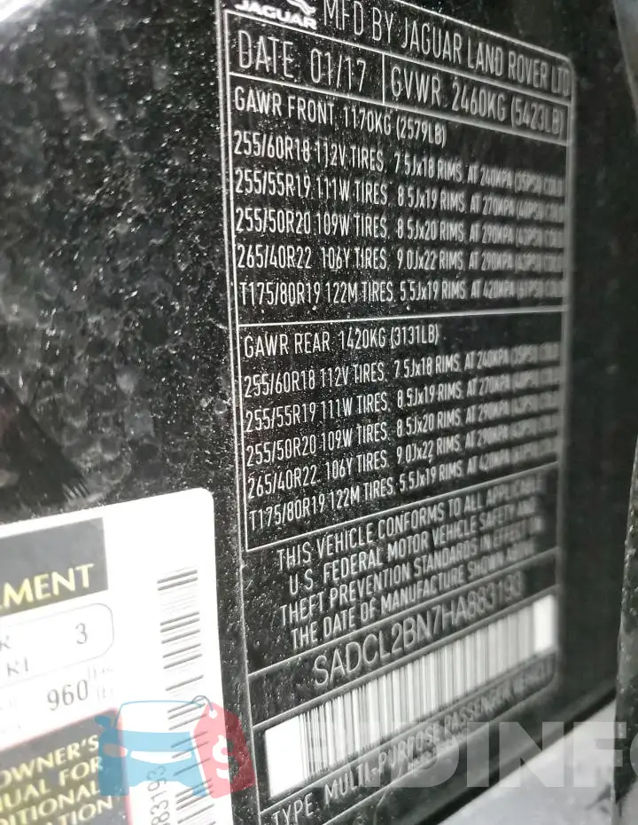 SADCL2BN7HA883193 Photo# 13