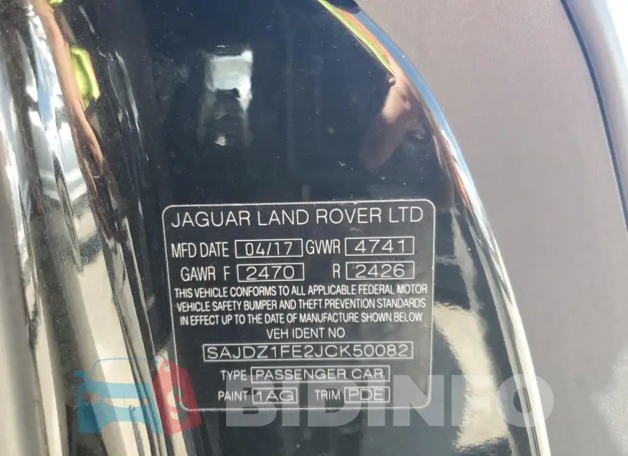 SAJDZ1FE2JCK50082 Photo# 12